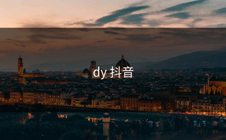 dy 抖音